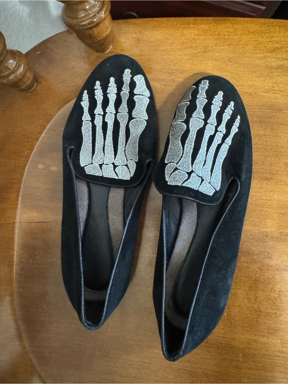 Mara & Mine skeleton loafers